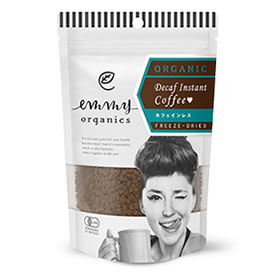 エミーオーガニクス emmy organics オーガニック インスタントコーヒー（カフェインレス） 60g（30杯分） 画像